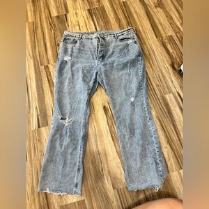 Old Navy Light Blue Distressed Women Jeans
